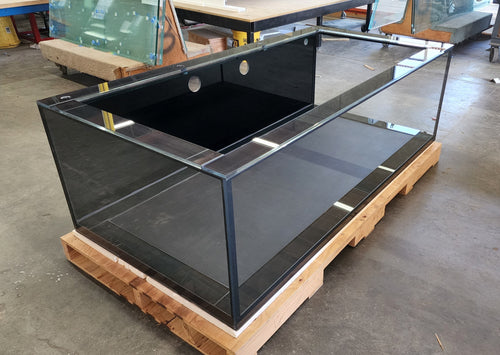 Steel Frame - Open Design (for DIY Wood Wrap or Panels) – Crystal Dynamic  Aquarium Mfg.
